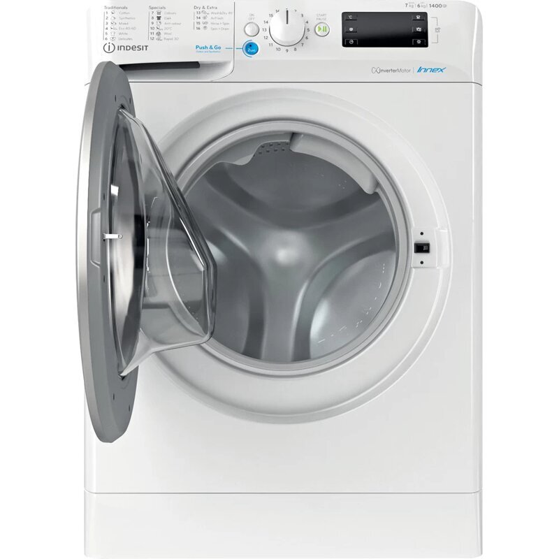 Indesit BDE 76435 9WS kaina ir informacija | Skalbimo mašinos | pigu.lt