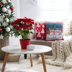 Kalėdinis pagalvės užvalkalas PSWA-149 kaina ir informacija | Dekoratyvinės pagalvėlės ir užvalkalai | pigu.lt