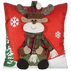 Kalėdinis pagalvės užvalkalas PSWA-145 kaina ir informacija | Dekoratyvinės pagalvėlės ir užvalkalai | pigu.lt