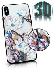Mocco Flowers Back Case 3D kaina ir informacija | Telefono dėklai | pigu.lt