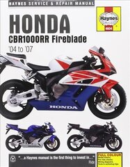 Honda CBR1000RR (04 -07) kaina ir informacija | Kelionių vadovai, aprašymai | pigu.lt