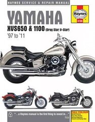 Yamaha XVS650 & 1100 Drag Star/V-Star (97 - 11): 1997 to 2011 kaina ir informacija | Kelionių vadovai, aprašymai | pigu.lt
