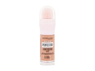 База под макияж Maybelline Instant Age Rewind Perfector 4-в-1 Glow 2 Medium, 20 мл цена и информация | Maybelline Декоративная косметика | pigu.lt