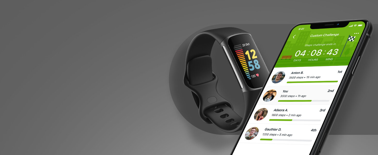 Fitbit Charge 5 Graphite Gift Pack kaina ir informacija | Išmaniosios apyrankės (fitness tracker) | pigu.lt