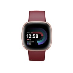 Fitbit Versa 4 NFC Beet Juice/Copper Rose FB523RGRD цена и информация | Смарт-часы (smartwatch) | pigu.lt