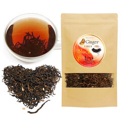 Mao Feng išskirtinė kiniška juodoji arbata su pumpurėlių ir natūraliu imbieru, 100 g kaina ir informacija | Arbata | pigu.lt