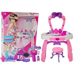 Kosmetinis staliukas, rožinis kaina ir informacija | Žaislai mergaitėms | pigu.lt