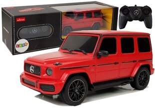 Lean toys Automobilis Mercedes AMG G63 Remote Controlled R/C 1:24 Red 2.4 G kaina ir informacija | Žaislai berniukams | pigu.lt