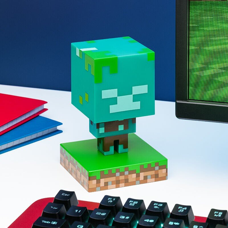 Lempa Minecraft Drowned Zombie kaina ir informacija | Žaidėjų atributika | pigu.lt