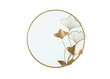 Sieninis veidrodis A2A Flower, auksinis kaina ir informacija | Veidrodžiai | pigu.lt