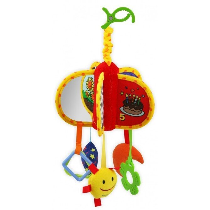 Pliušinis pakabinamas karuselės formos žaislas, Baby Mix 19577 цена и информация | Žaislai kūdikiams | pigu.lt