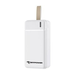 Зарядное устройство Mega Power Bank BeePower BP-30 30000mAh 2x USB 2.1A Max выход, USB-C Micro вход, белое цена и информация | Зарядные устройства Power bank | pigu.lt