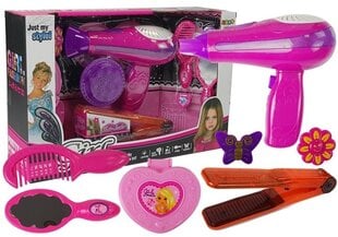 Vaikiškas grožio priemonių plaukams rinkinys su priedais kaina ir informacija | Žaislai mergaitėms | pigu.lt