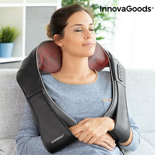 InnovaGoods Massaki Shiatsu Massager Pro цена и информация | Masažuokliai | pigu.lt