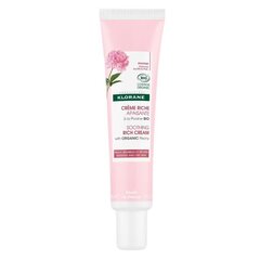 Крем для лица для чувствительной кожи Klorane Peony Rich Cream, 40 мл цена и информация | Кремы для лица | pigu.lt