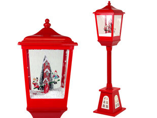 Рождественское украшение 2 в 1 - фонарь, красный цена и информация | Рождественские украшения | pigu.lt