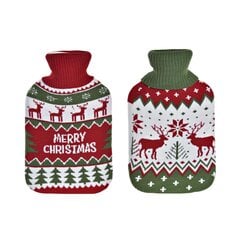 Karšto vandens butelis DKD Home Decor Kalėdos (2 vnt.) kaina ir informacija | Šilumos prekės | pigu.lt