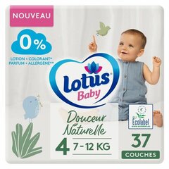 Vienkartinės sauskelnės Lotus Baby T4, 37 vnt. kaina ir informacija | Sauskelnės | pigu.lt