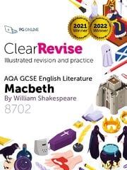 ClearRevise AQA GCSE English Literature: Shakespeare, Macbeth 2022 kaina ir informacija | Knygos paaugliams ir jaunimui | pigu.lt