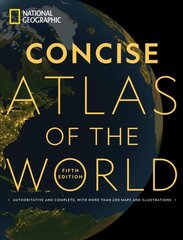 National Geographic Concise Atlas of the World, 5th Edition: Authoritative and complete, with more than 250 maps and illustrations. kaina ir informacija | Kelionių vadovai, aprašymai | pigu.lt