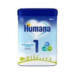 Humana 1, 800г цена и информация | Начальные детские смеси и смеси специального назначения | pigu.lt