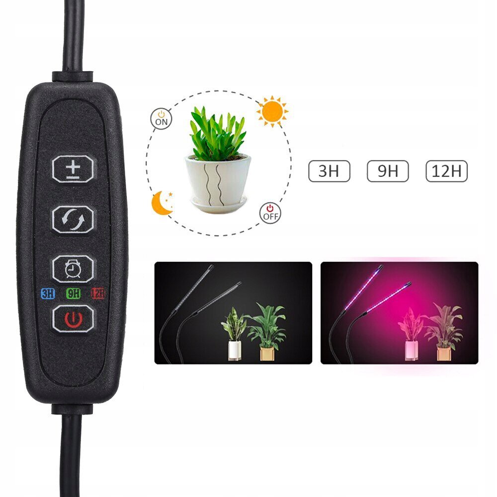 LED lempa augalams - augalams auginti 2 vnt. kaina ir informacija | Daigyklos, lempos augalams | pigu.lt