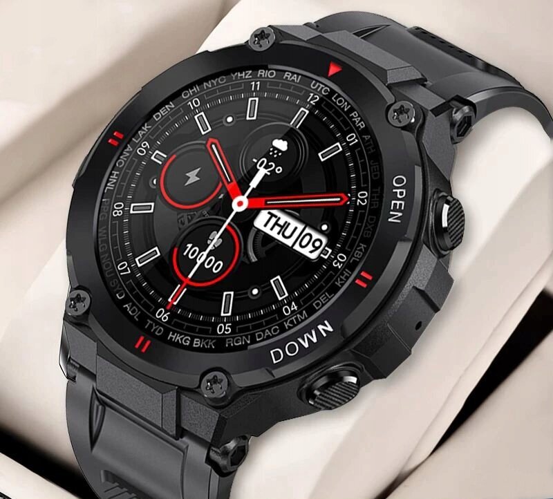 K22 Black kaina ir informacija | Išmanieji laikrodžiai (smartwatch) | pigu.lt
