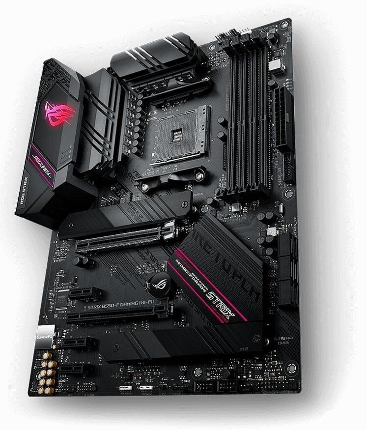 Asus ROG Strix B650E-F Gaming WIFI (Socket AM5) DDR5 kaina ir informacija | Pagrindinės plokštės | pigu.lt