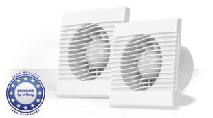 Hастенный бытовой вентилятор pRim 150S цена и информация | Вентиляторы для ванной | pigu.lt