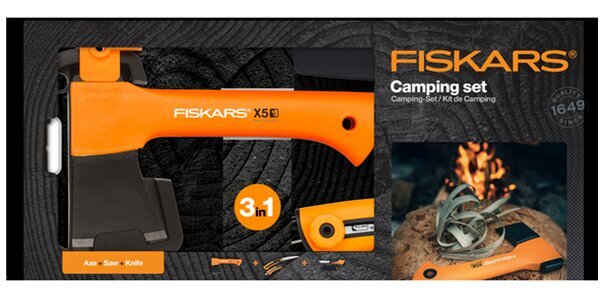 Įrankių rinkinys Fiskars Camping Set цена и информация | Sodo įrankiai | pigu.lt