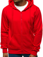 Джемпер J.Style Fleece Red 68B2008-18/L цена и информация | Мужские толстовки | pigu.lt