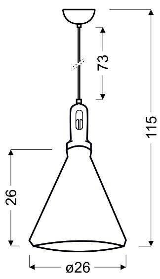 Candellux pakabinamas šviestuvas Robinson цена и информация | Pakabinami šviestuvai | pigu.lt