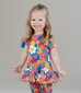 Vaikiški marškinėliai Lenne Rosin 22615*089, Spalvota kaina ir informacija | Suknelės mergaitėms | pigu.lt