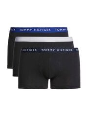 Trumpikės vyrams Tommy Hilfiger 50866, juodos, 3 vnt цена и информация | Трусы | pigu.lt