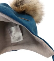 LENNE шапка из мериносовой шерсти Pipu 22588*668, петроль 4741593150999 цена и информация | Шапки, перчатки, шарфы для мальчиков | pigu.lt