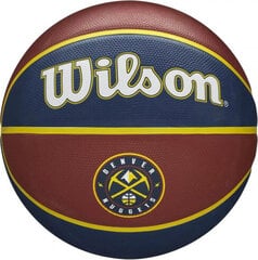 Wilson" NBA komandos "Denver Nuggets" kamuolys kaina ir informacija | Krepšinio kamuoliai | pigu.lt