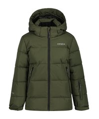 Детская куртка Icepeak Louin 300 г 50035-2*585 6438522711236, оливковая цена и информация | Куртка для мальчика | pigu.lt