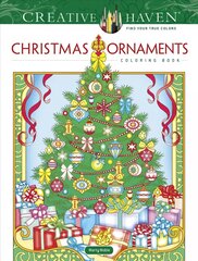 Creative Haven Christmas Ornaments Coloring Book kaina ir informacija | Knygos mažiesiems | pigu.lt