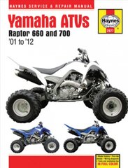 Yamaha Raptor 660 & 700 ATVs (01 - 12) kaina ir informacija | Kelionių vadovai, aprašymai | pigu.lt