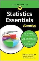 Statistics Essentials For Dummies kaina ir informacija | Ekonomikos knygos | pigu.lt