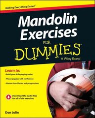 Mandolin Exercises For Dummies цена и информация | Книги об искусстве | pigu.lt