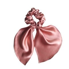 Šilkinės plaukų gumytės su lanku, rožinės spalvos kaina ir informacija | Plaukų aksesuarai | pigu.lt