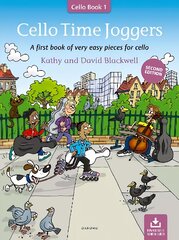 Cello Time Joggers (Second edition): A first book of very easy pieces for cello kaina ir informacija | Knygos apie meną | pigu.lt