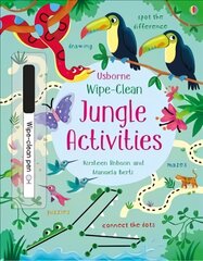 Wipe-Clean Jungle Activities UK 2018 цена и информация | Книги для малышей | pigu.lt