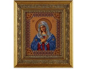 Набор для вышивания бисером "Владимирская Богородица", 18см x 25см, РТО цена и информация | Принадлежности для вышивания | pigu.lt