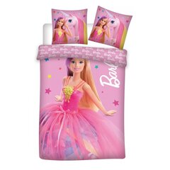 Комплект постельного белья для детей Barbie, 100x135 см, 2 части цена и информация | Детское постельное бельё | pigu.lt