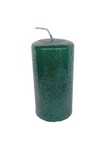 Цилиндрическая свеча Steinhart Brillantina, 2 шт, зеленые, 11 x 5,7 см цена и информация | Подсвечники, свечи | pigu.lt