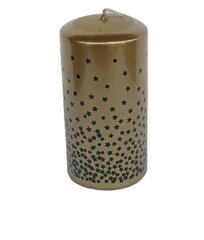 Steinhart cilindrinė žvakė Sternenstaub, auksinė, 2 vnt, 11 x 5,7 cm kaina ir informacija | Žvakės, Žvakidės | pigu.lt