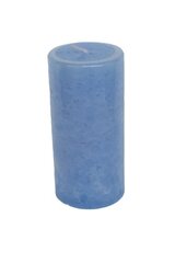 Цилиндрическая свеча, голубая, 2 шт, 12 х 5,8 см цена и информация | Подсвечники, свечи | pigu.lt