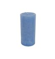 Цилиндрическая свеча, голубая, 2 шт, 12 х 5,8 см